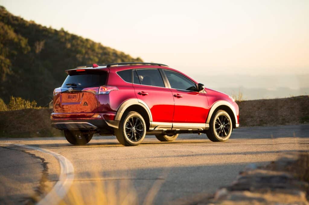 2018 Toyota RAV4 Adventure trim level.