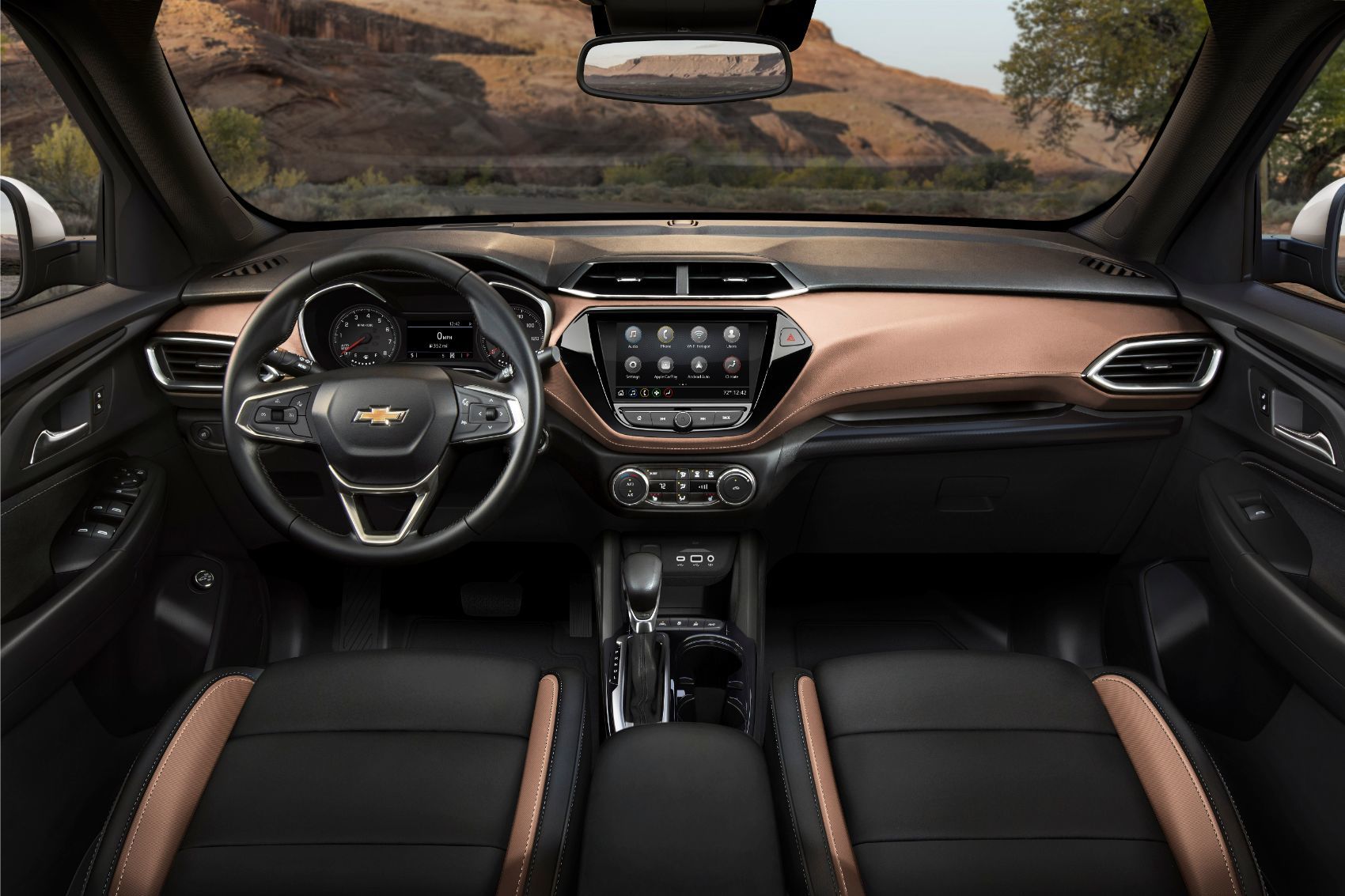 2021 Chevy Trailblazer ACTIV interior layout.