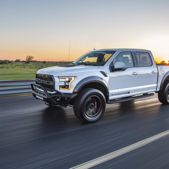 Hennessey Velociraptor V8 White Sunset