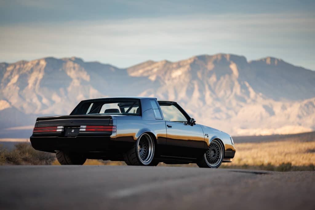 Kevin Hart's "Dark Knight" 1987 Buick Grand National T-Top built by Salvaggio Design.